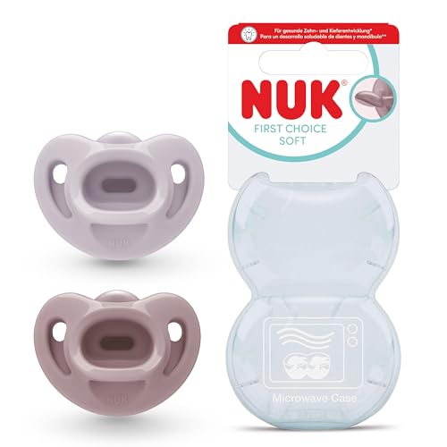 nuk-first-choice-soft-sucette-b-b-0-6-mois-silicone-violet-rouge-lot-de-2 image 7