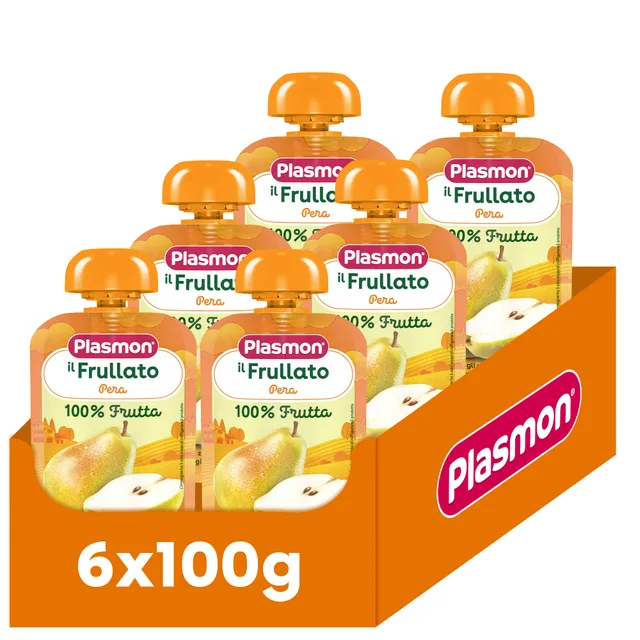 plasmon-100-frutta-pera-frullato-b-b-6-x-100-g image 1