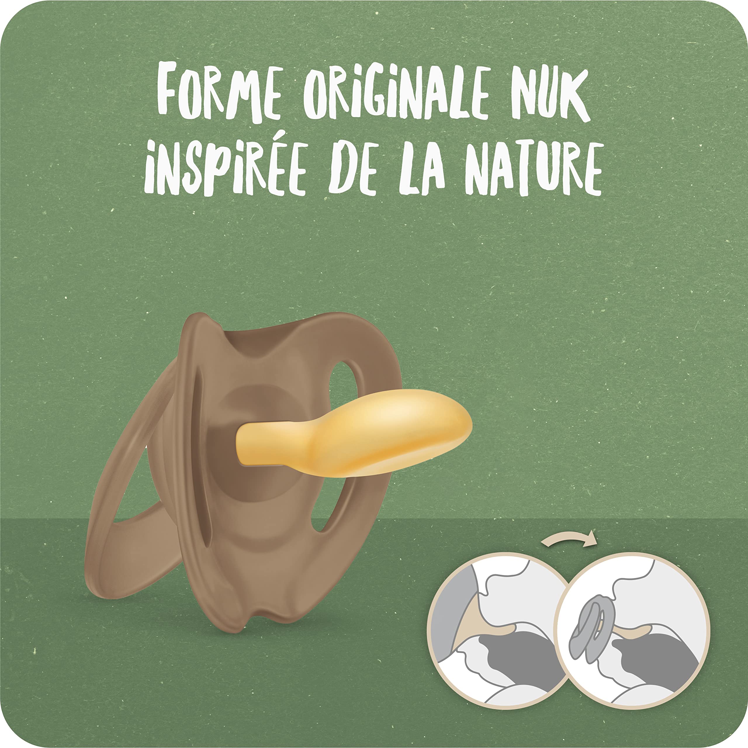 nuk-for-nature-lot-de-2-t-tines-latex-vert-0-6-mois image 2