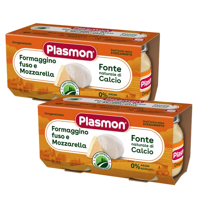 plasmon-omog-n-is-formaggino-fondu-et-mozzarella-2-x-2-x-80-g-petit-pot-fromage- image 1
