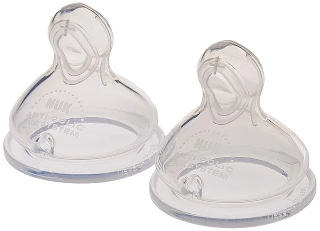 nuk-serenity-plus-t-tines-de-rechange-silicone-6-18-mois-lot-de-2 image 1