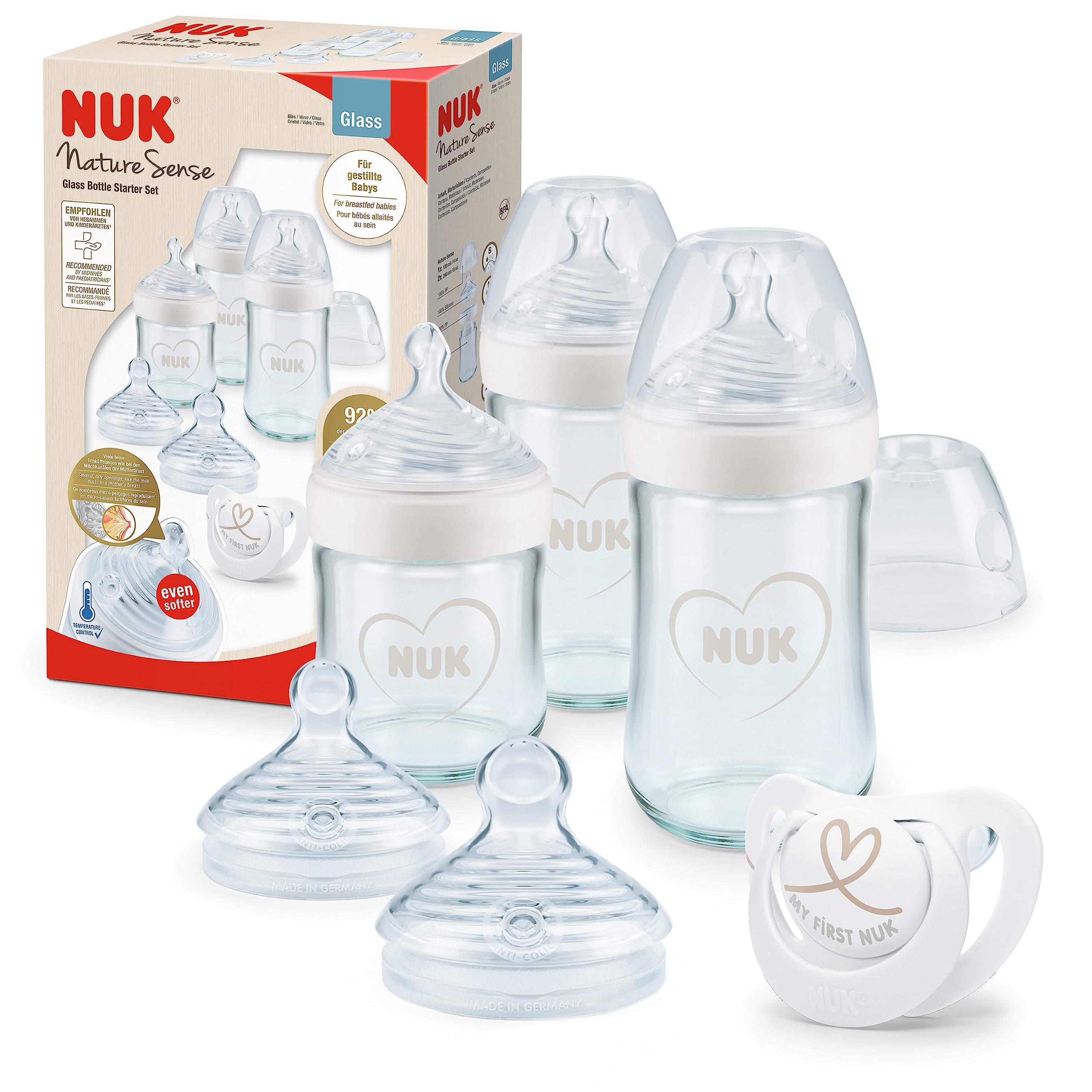 nuk-nature-sense-coffret-biberons-verre-0-18-mois-7-pi-ces image 1