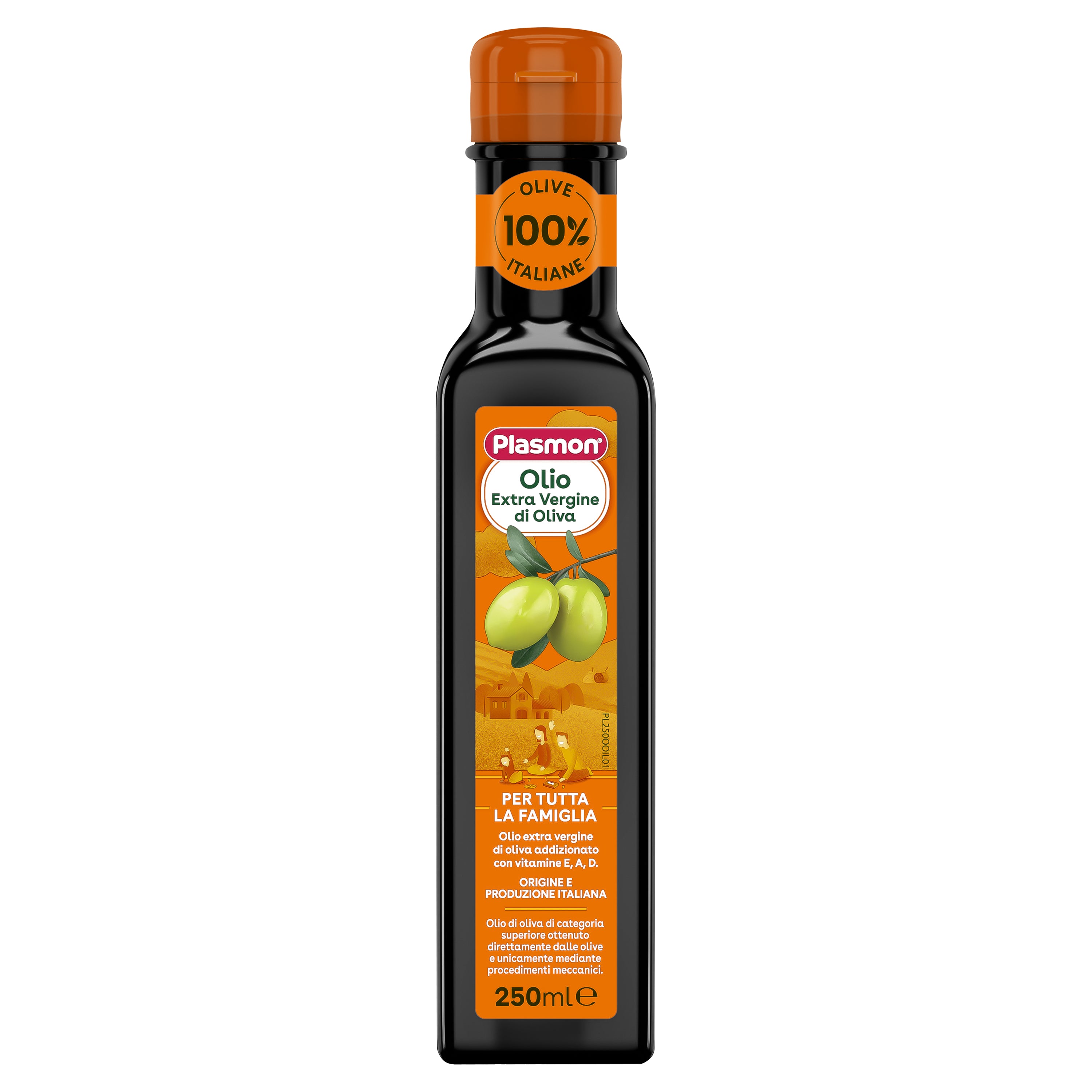 plasmon-olio-extra-vergine-di-oliva-b-b-huile-d-olive-250ml image 1