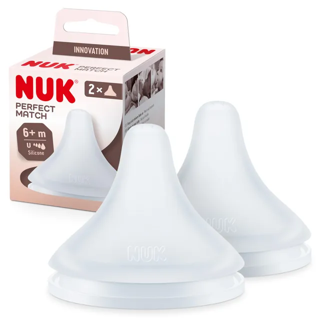 nuk-perfect-match-t-tines-silicone-6-mois-lot-de-2 image 1