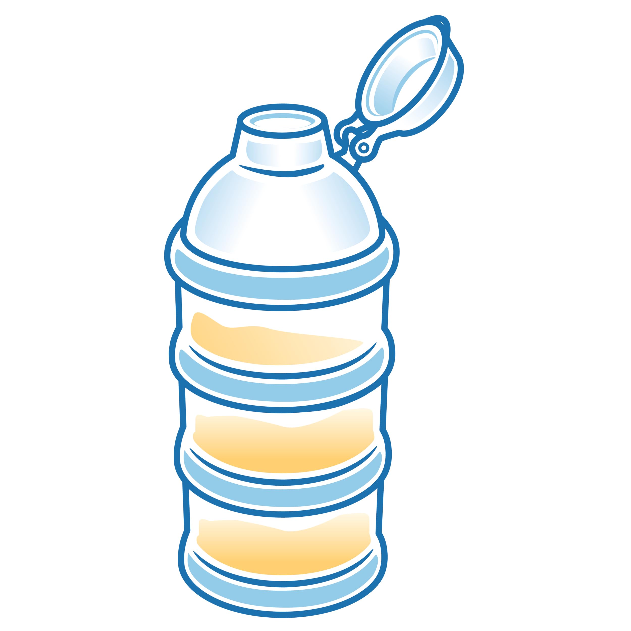 nuk-bo-te-doseuse-poudre-de-lait-4-compartiments-avec-bec-verseur image 2