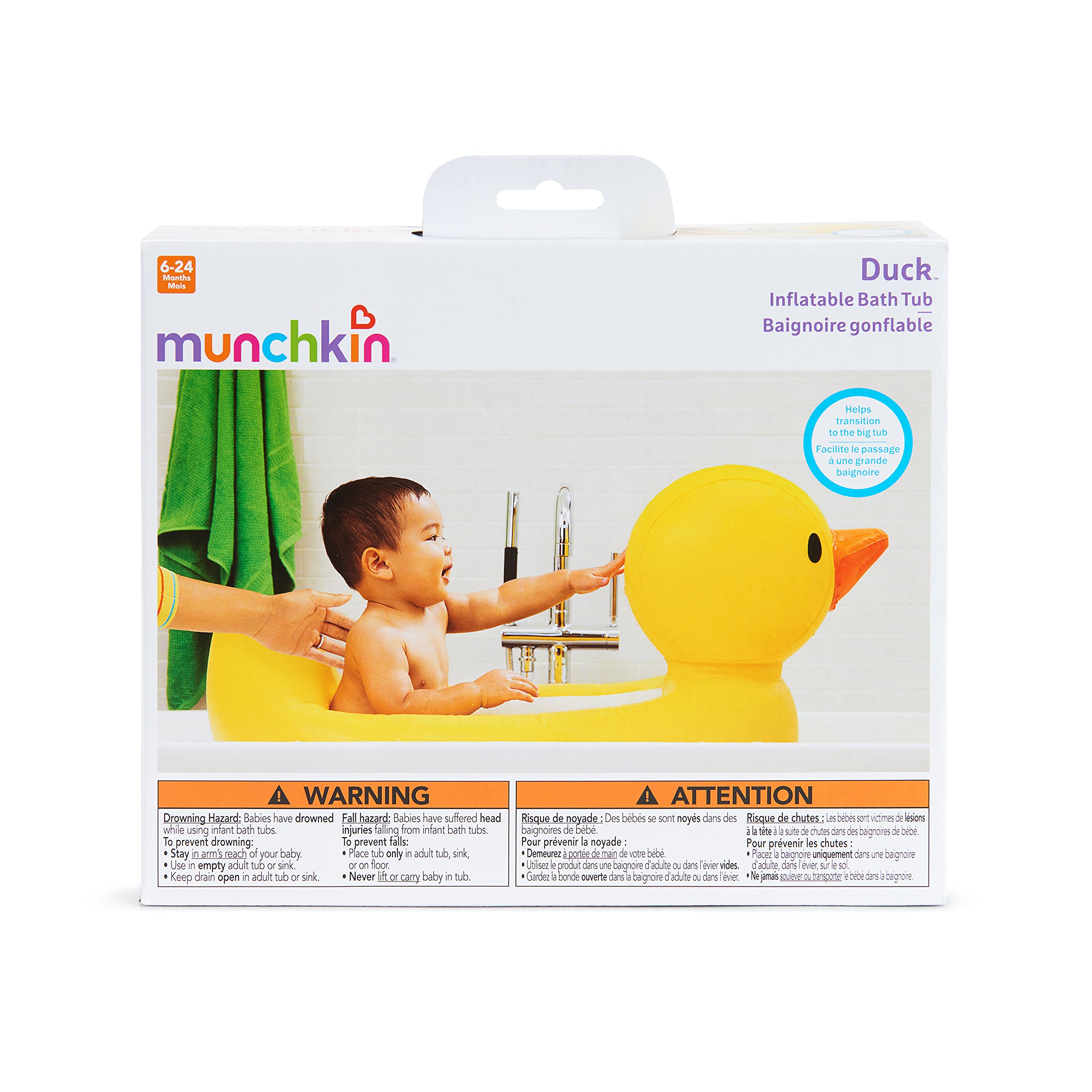 munchkin-white-hot-canard-gonflable-baignoire-b-b-6-24-mois image 6