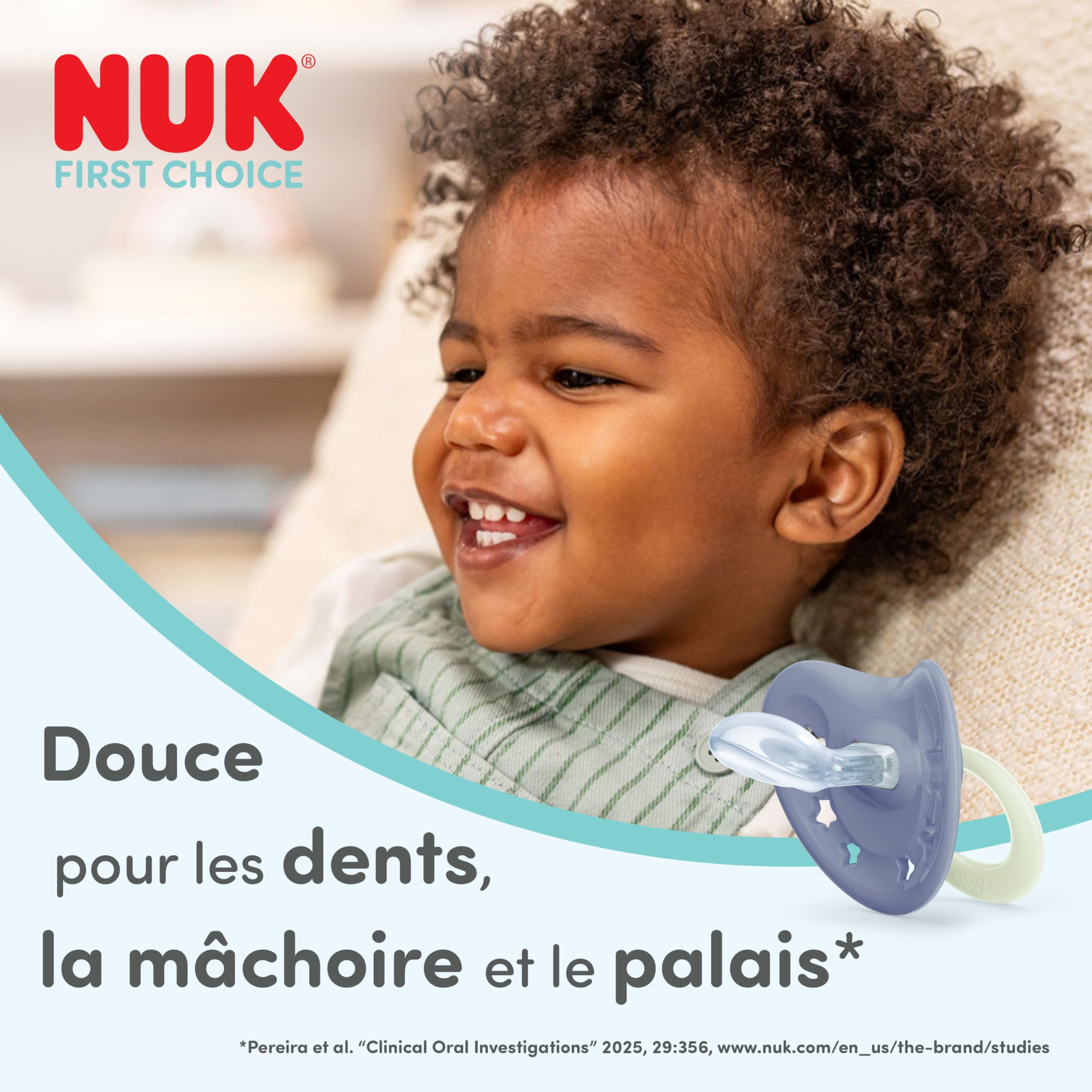 nuk-first-choice-classic-day-night-sucettes-6-18-mois-lot-de-4-phosphorescentes image 3