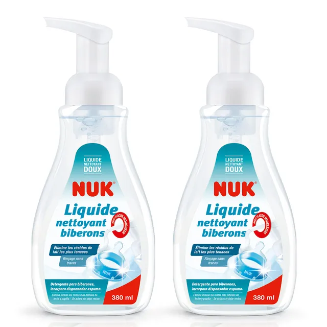 nuk-liquide-vaisselle-biberons-et-accessoires-380-ml-lot-de-2-flacons image 1