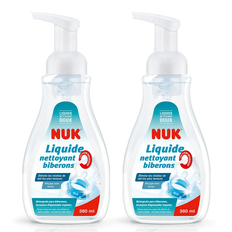 nuk-liquide-vaisselle-biberons-et-accessoires-380-ml-lot-de-2-flacons image 1