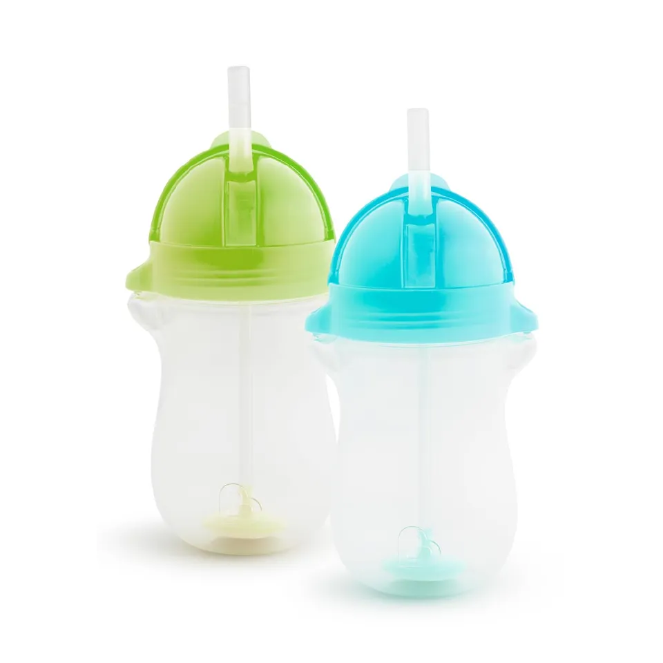 munchkin-click-lock-tip-sip-gobelet-apprentissage-paille-lest-e-296-ml-vert-bleu image 1