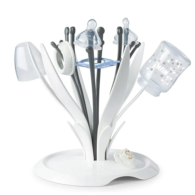 nuk-multi-dry-gouttoir-biberon-blanc-6-biberons image 1