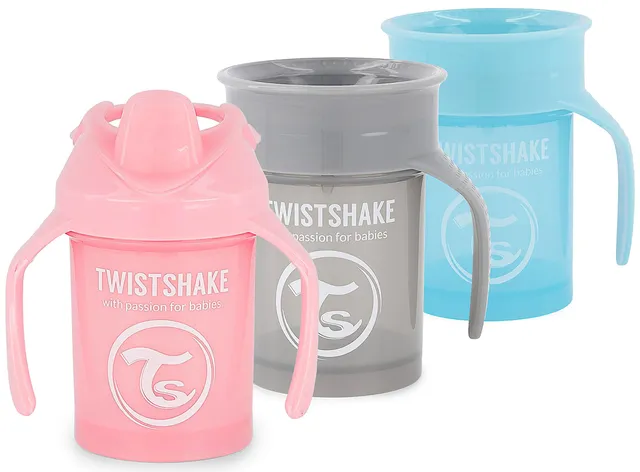 twistshake-sippy-cup-set-3-pi-ces-360-mini-cup-4-mois-rose-bleu image 1