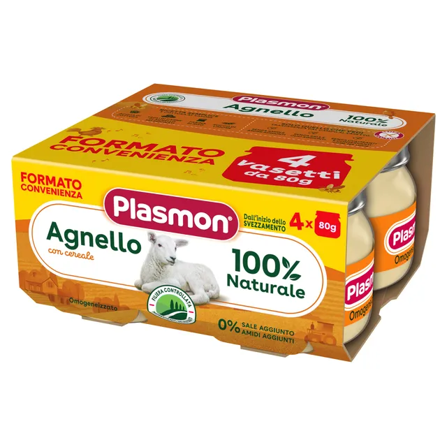 plasmon-omogeneizzato-viande-agneau-et-c-r-ale-4x80g image 1