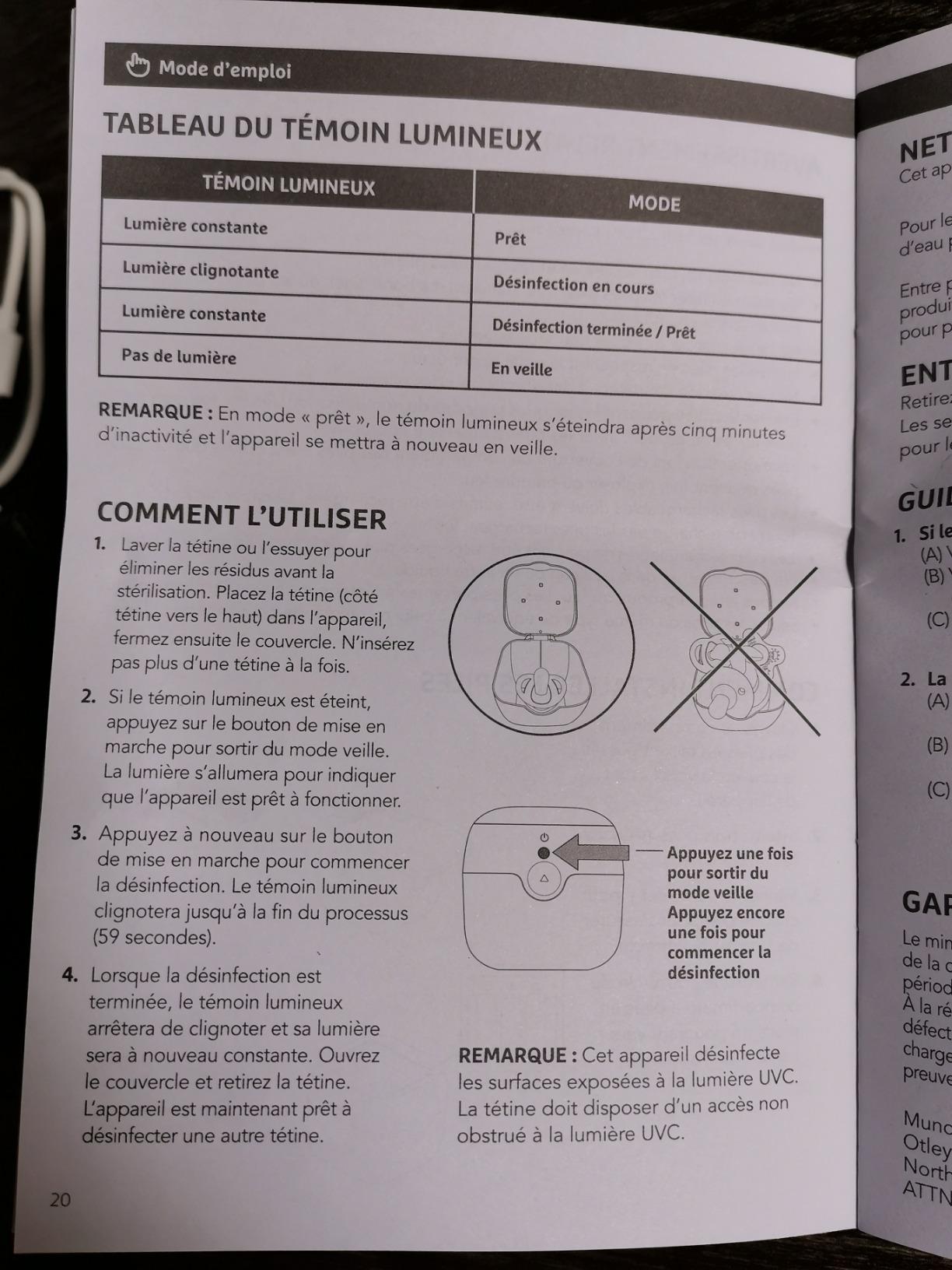 Rassurante pour une nouvelle maman