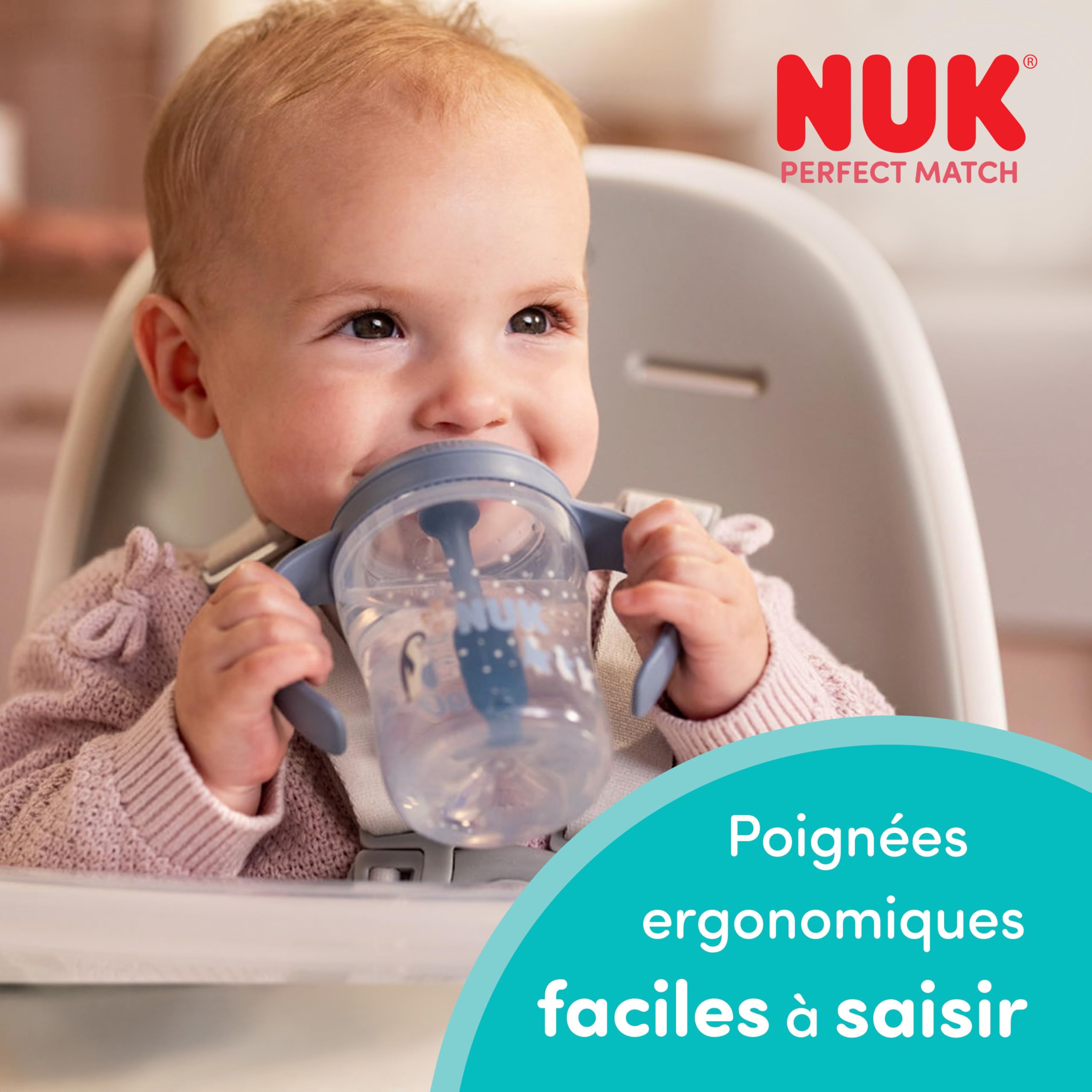 nuk-perfect-match-tasse-apprentissage-paille-anti-fuite-260-ml-8-mois-bleu image 6