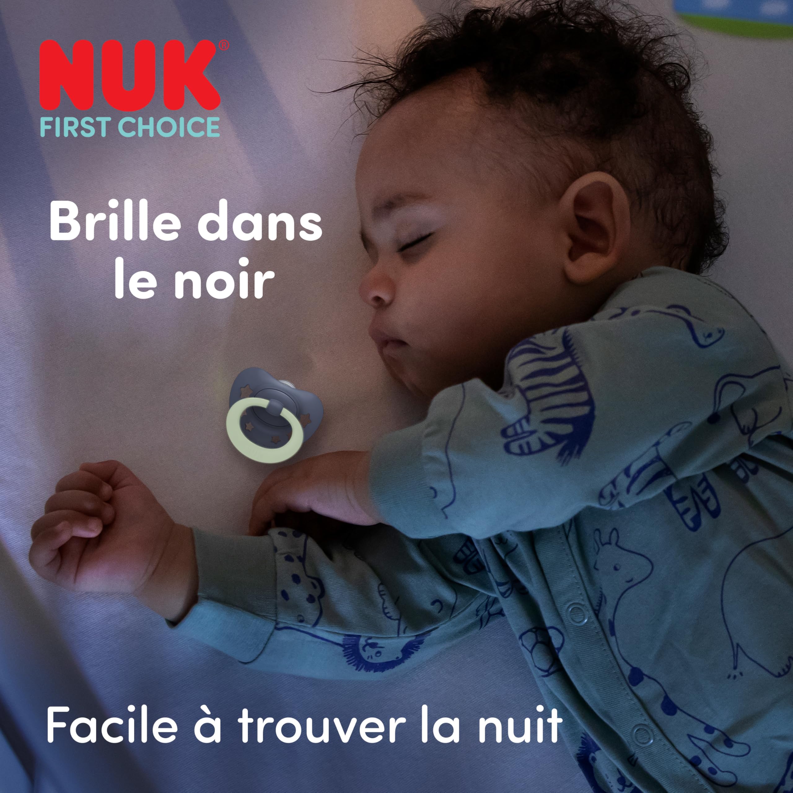 nuk-first-choice-classic-day-night-sucettes-6-18-mois-lot-de-4-phosphorescentes image 6