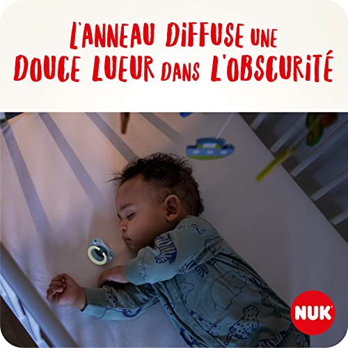 nuk-signature-night-day-sucette-b-b-0-6-mois-silicone-phosphorescente-rose-lot-d image 8