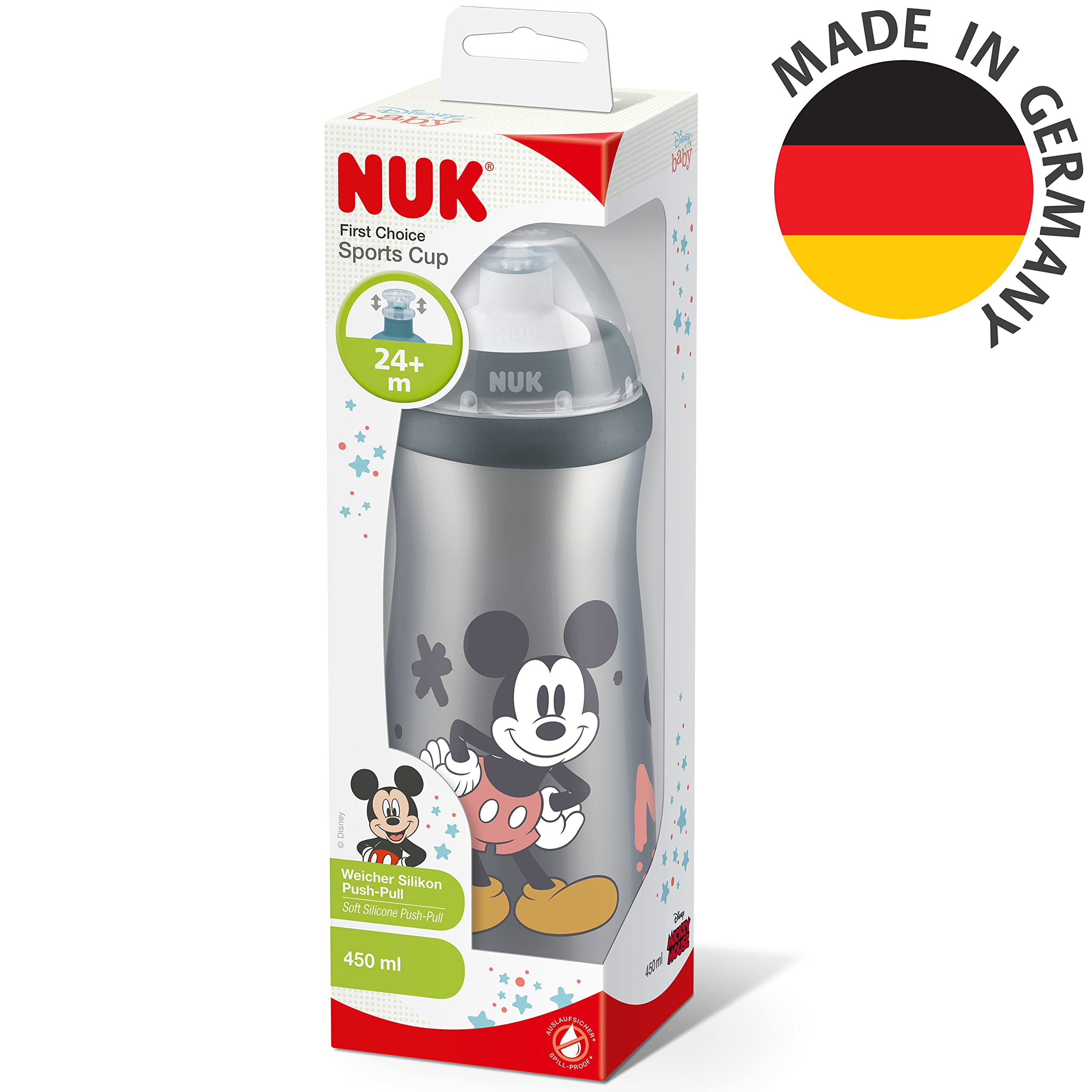 nuk-disney-sports-cup-mickey-gris-450-ml-24-mois-bec-e0-poussoir image 6