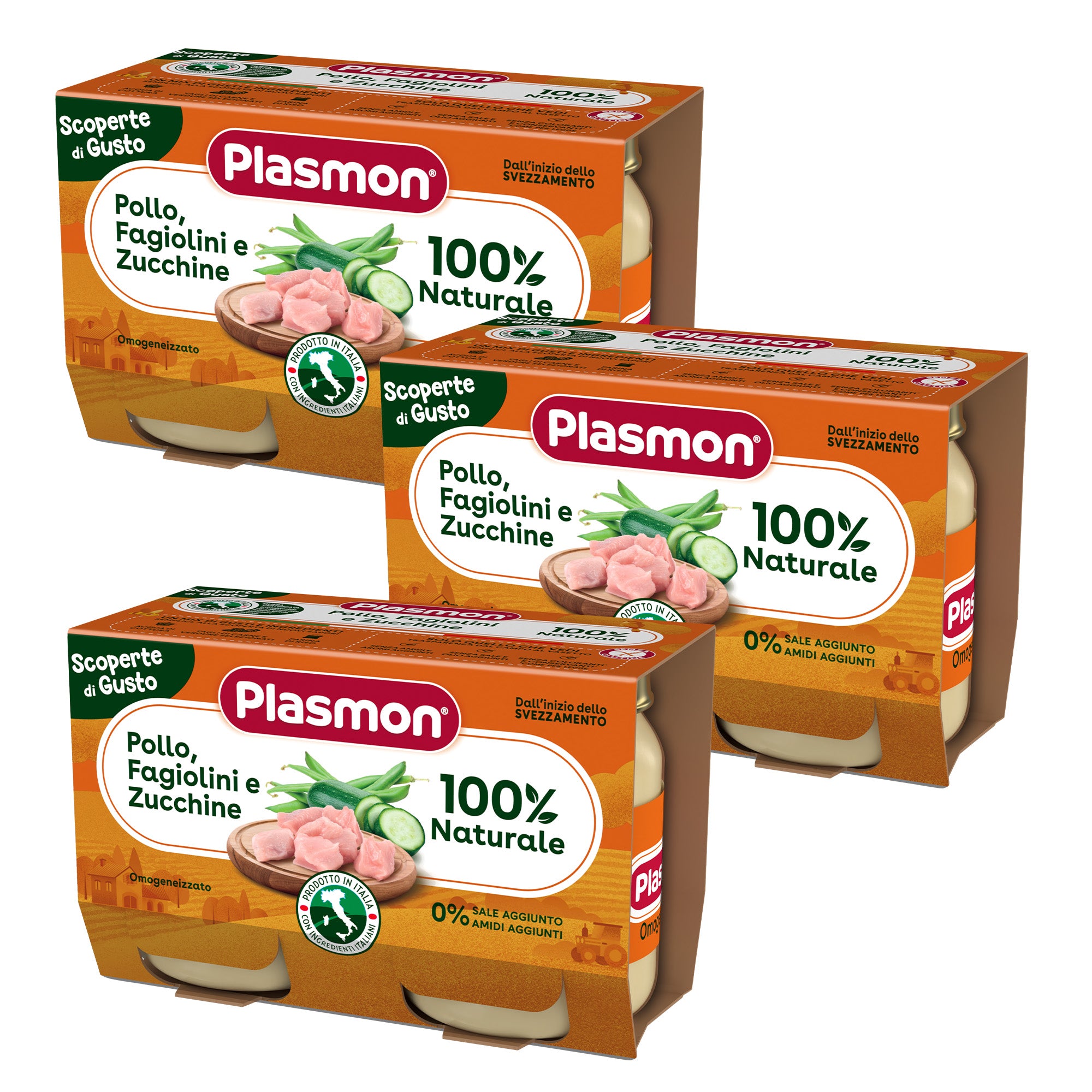 plasmon-scoperte-di-gusto-poulet-haricots-verts-et-courgettes-3-x-2-x-120-g-peti image 1