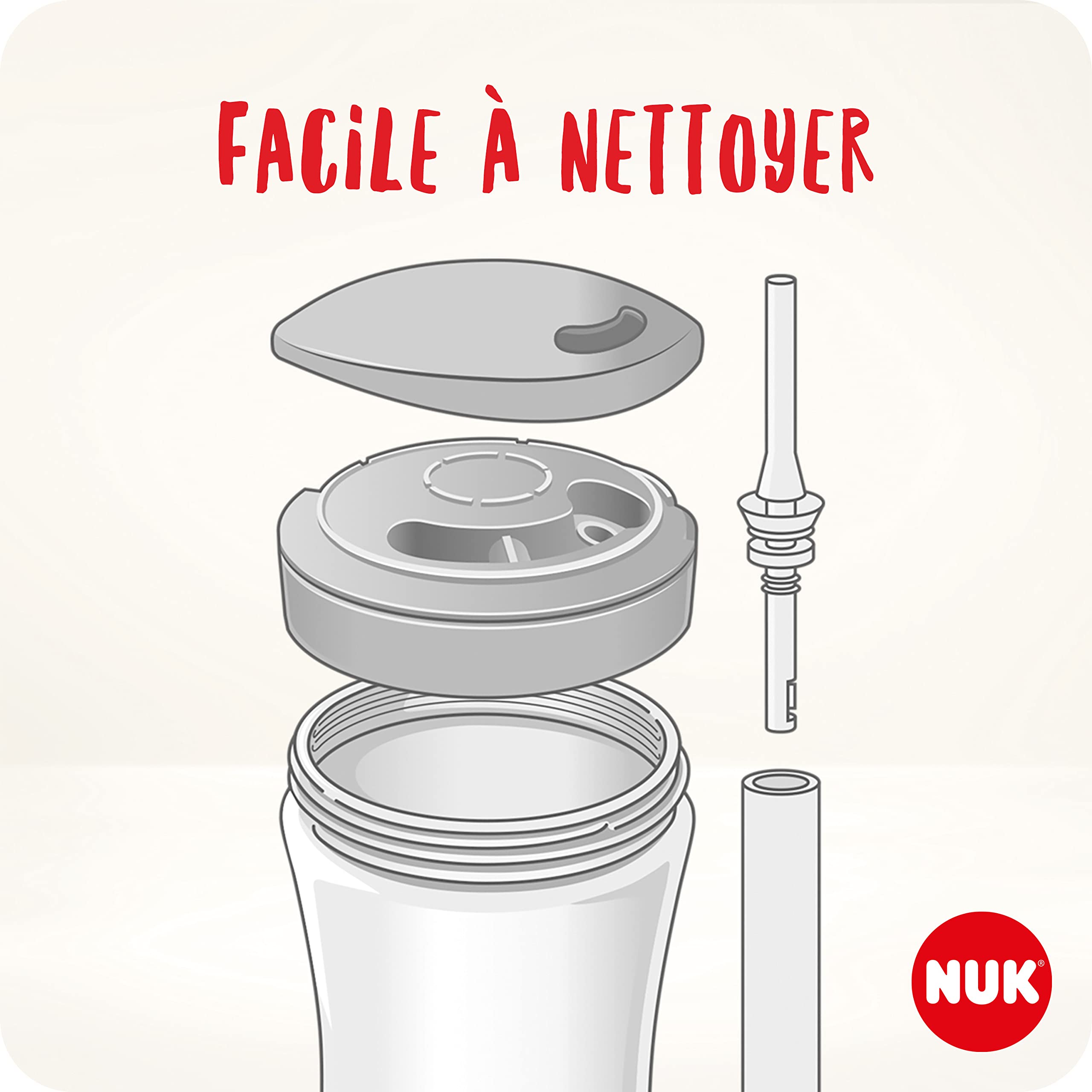 nuk-action-cup-tasse-d-apprentissage-230-ml-rose-effet-cam-69on-paille-souple image 5
