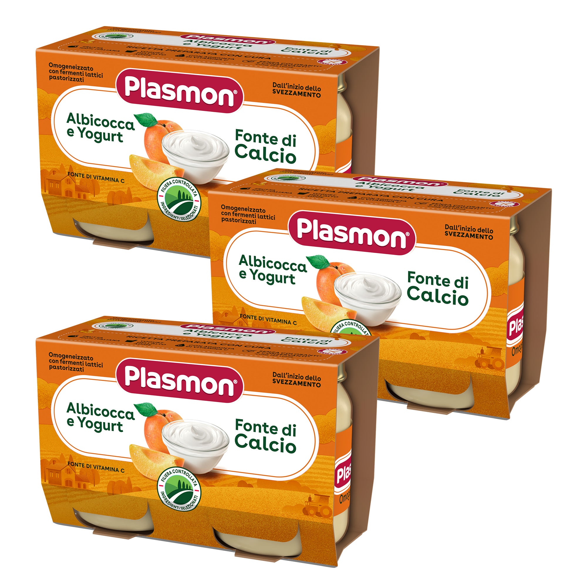 plasmon-abricot-et-yaourt-petit-pot-b-b-fruit-6x120g image 1