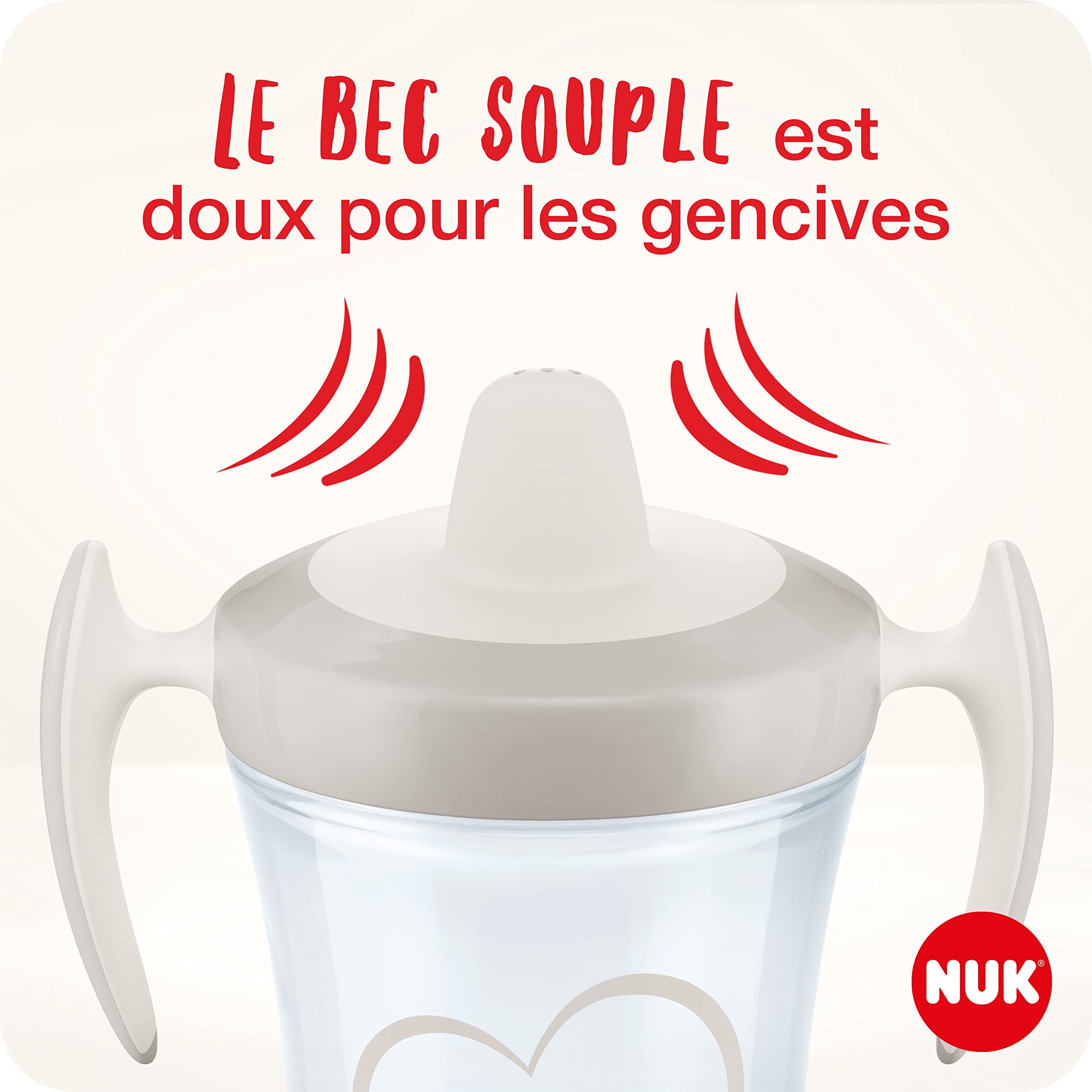 nuk-trainer-cup-tasse-apprentissage-6-mois-230-ml-z-bre-bleu-antifuite image 2