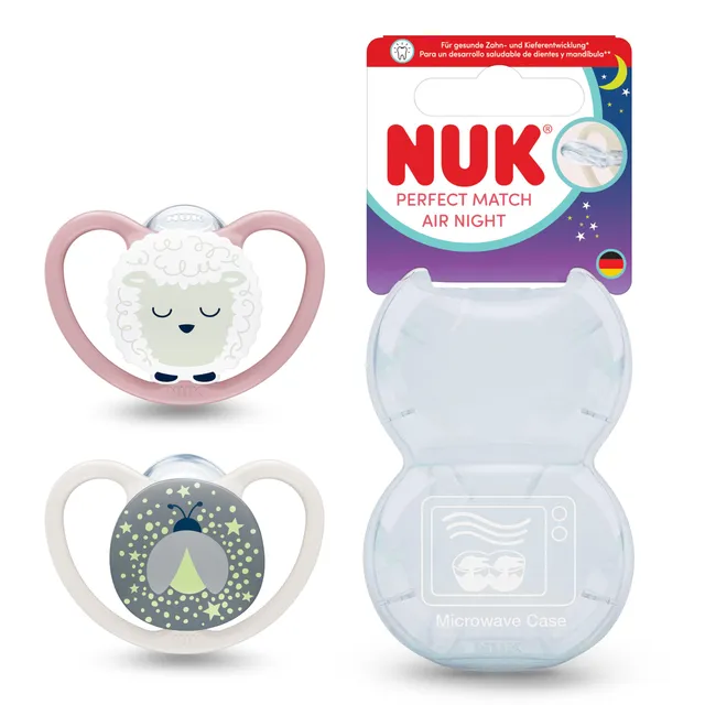 nuk-perfect-match-air-night-sucette-baby-0-6-mois image 1