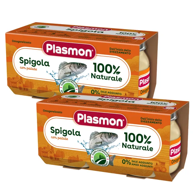 plasmon-omogeneizzato-pesce-spigola-e-patate-petit-pot-poisson-b-b-2x-2x80g image 1