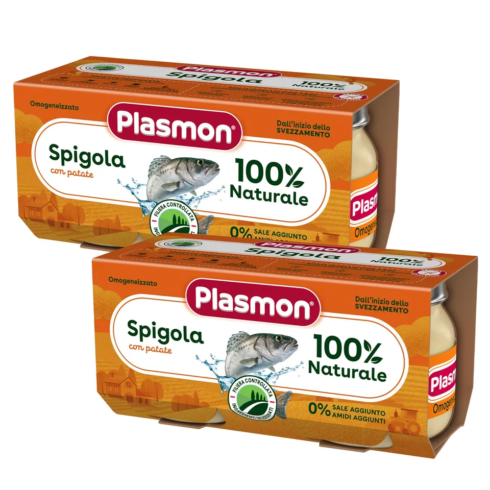 plasmon-omogeneizzato-pesce-spigola-e-patate-petit-pot-poisson-b-b-2x-2x80g image 1