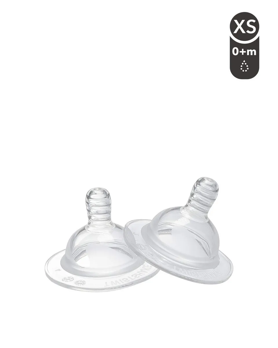 twistshake-lot-de-2-t-tines-anti-colique-taille-xs-0-mois-silicone image 1