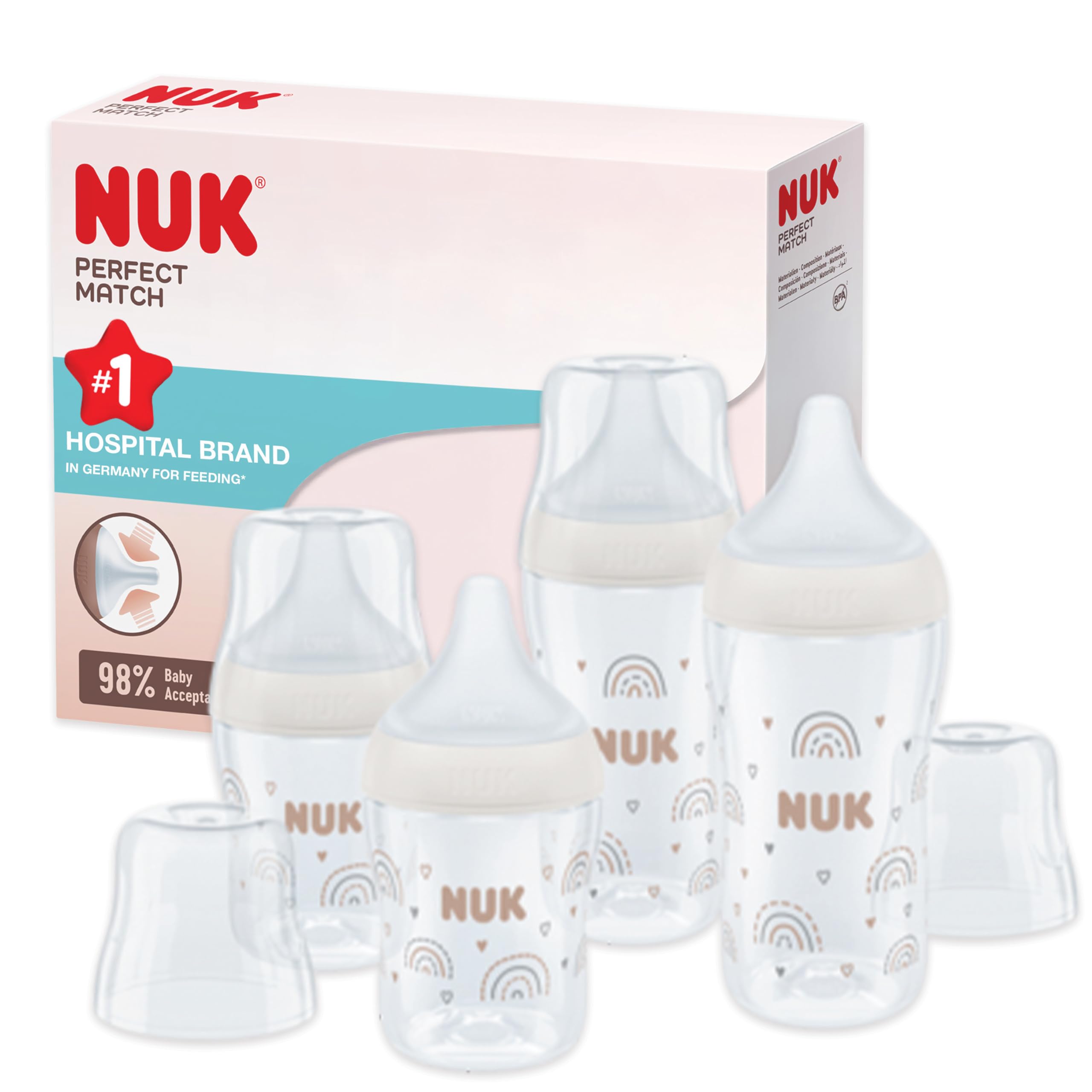 nuk-signature-day-night-sucettes-silicone-0-6-mois-toiles-lot-de-4 image 7