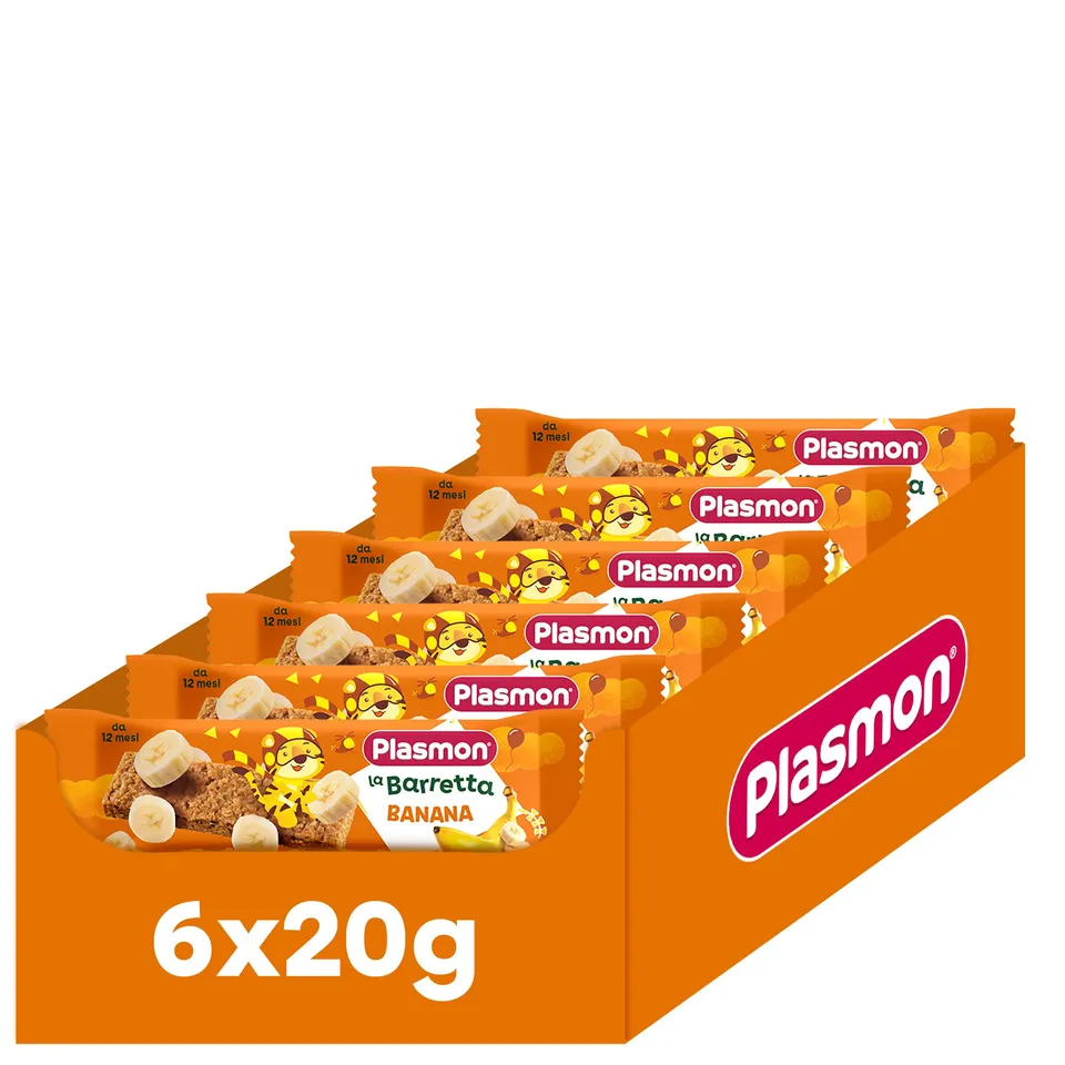 plasmon-la-barretta-banana-barre-de-fruit-et-c-r-ales-6-x-20-g image 1