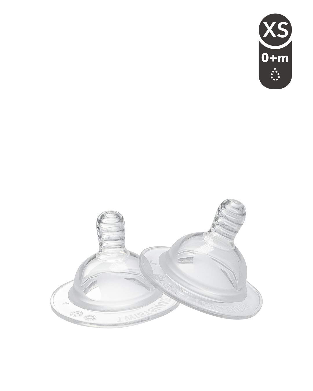 twistshake-lot-de-2-t-tines-anti-colique-taille-xs-0-mois-silicone image 1