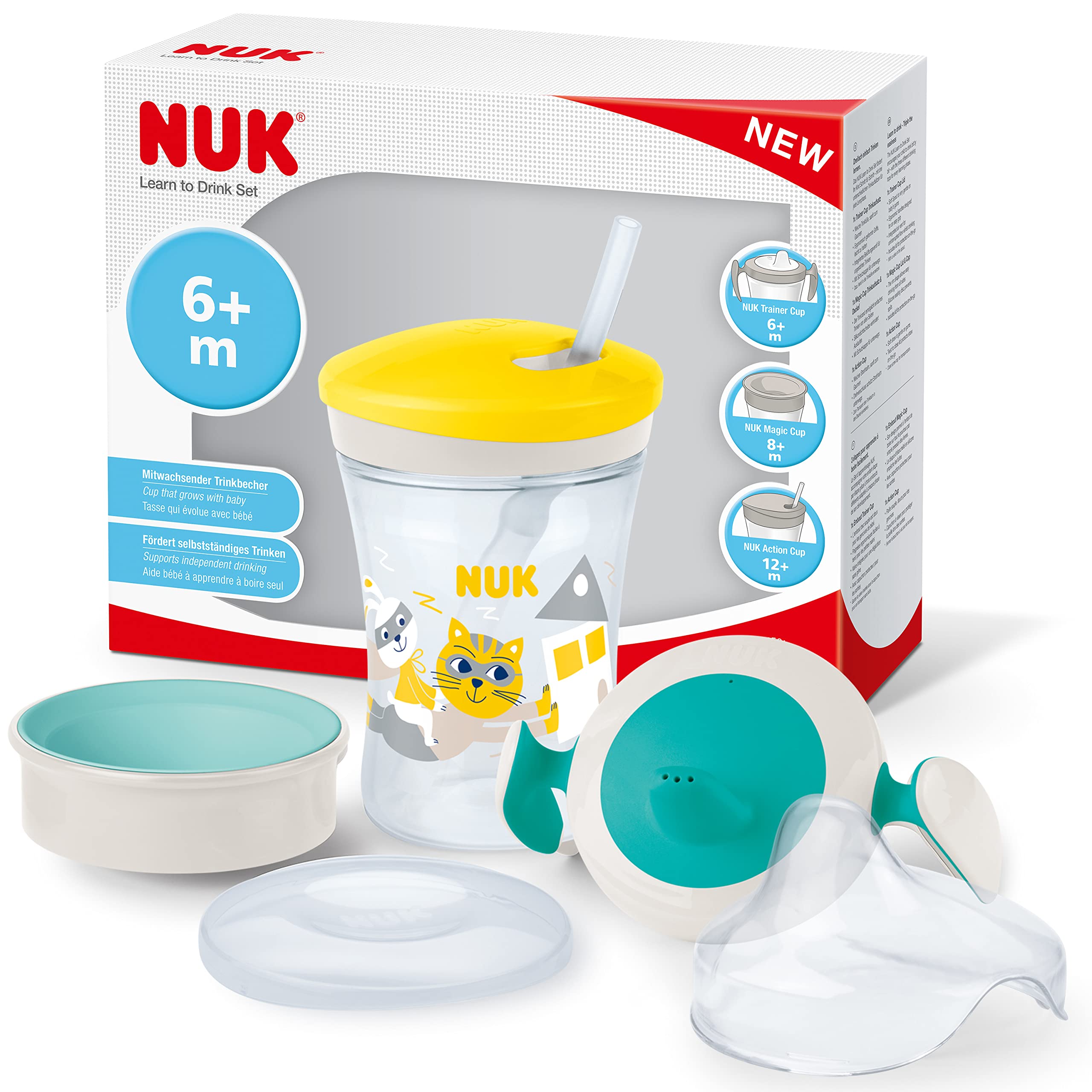 nuk-tasse-volutive-3-en-1-230-ml-blanc-bec-360-et-paille image 8