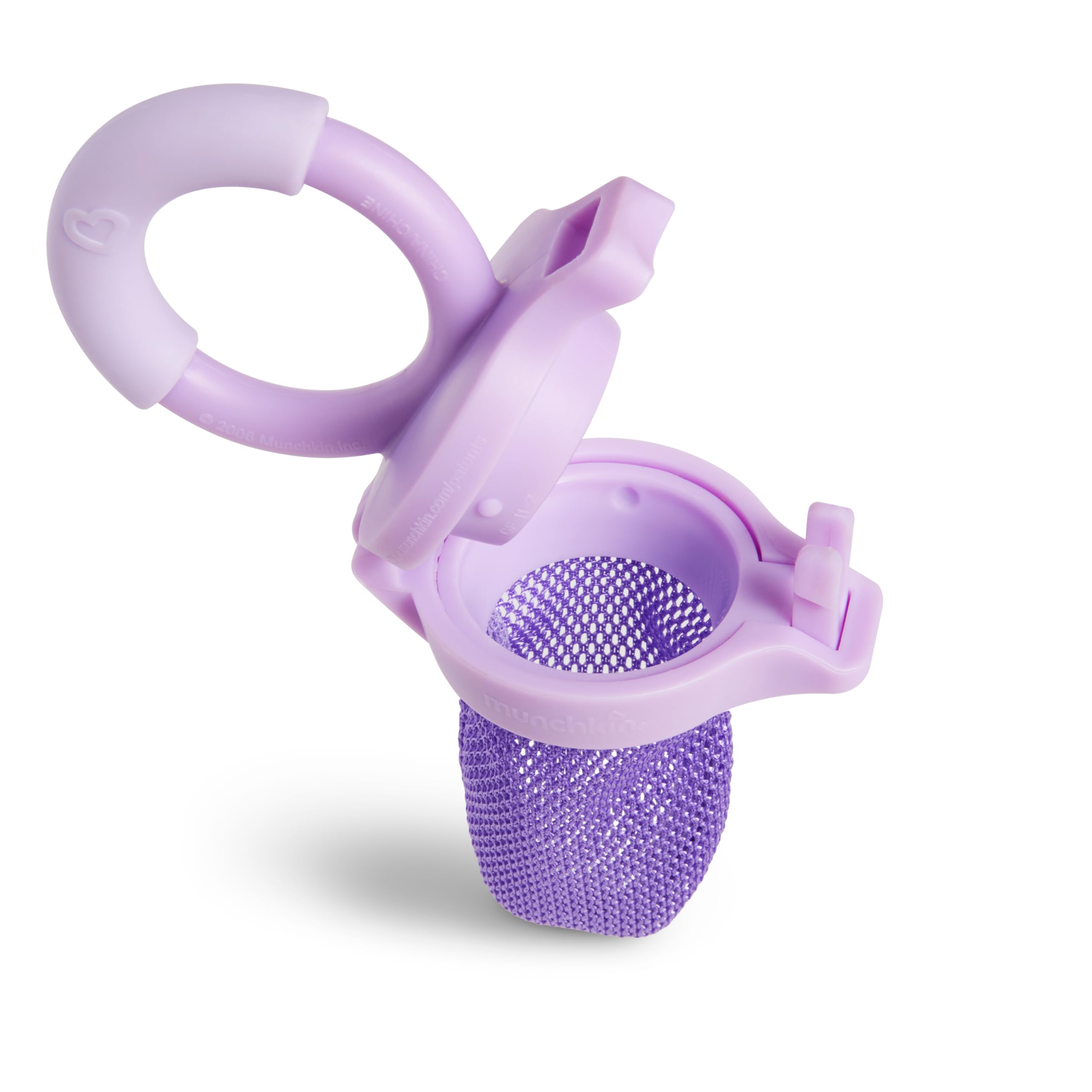 munchkin-fresh-food-feeder-distributeur-d-aliments-frais-lot-de-2-rose-et-violet image 2