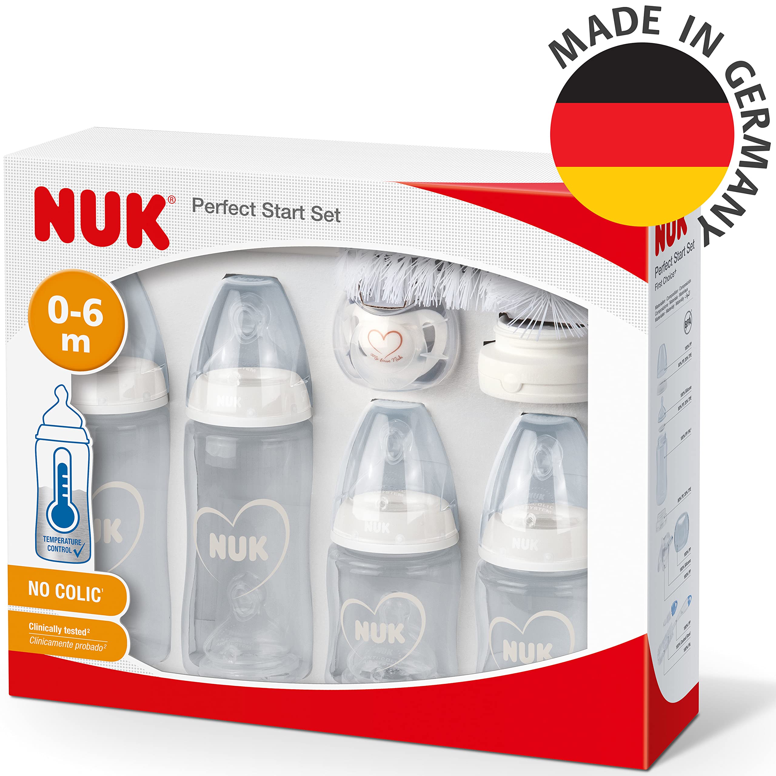 nuk-perfect-start-first-choice-set-10-pi-ces-4-biberons-anti-coliques-0-6-mois image 6