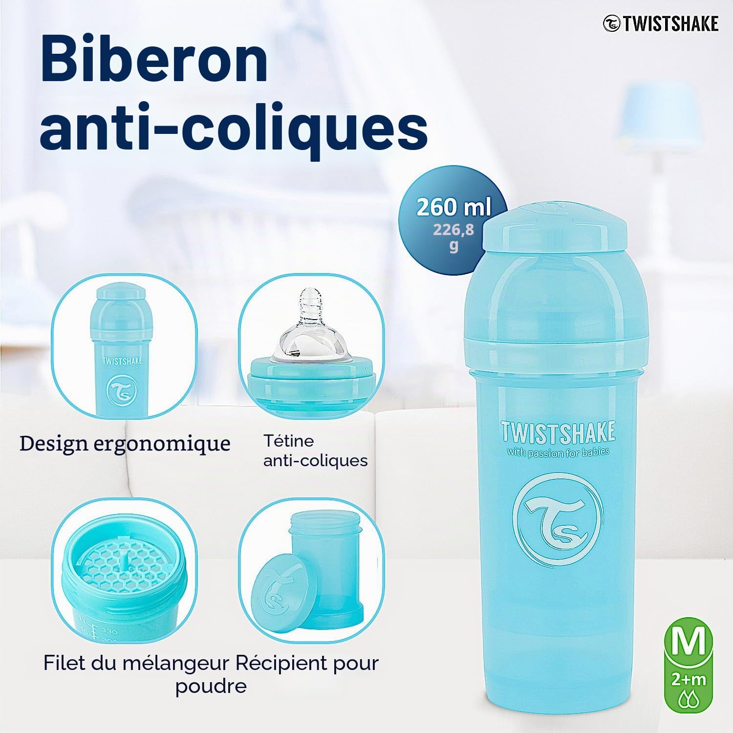 twistshake-lot-de-2-biberons-anti-colique-260-ml-2-mois-bleu image 2