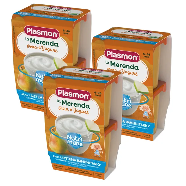 plasmon-nutri-mune-merenda-pera-e-yogurt-b-b-6-x-120-g image 1