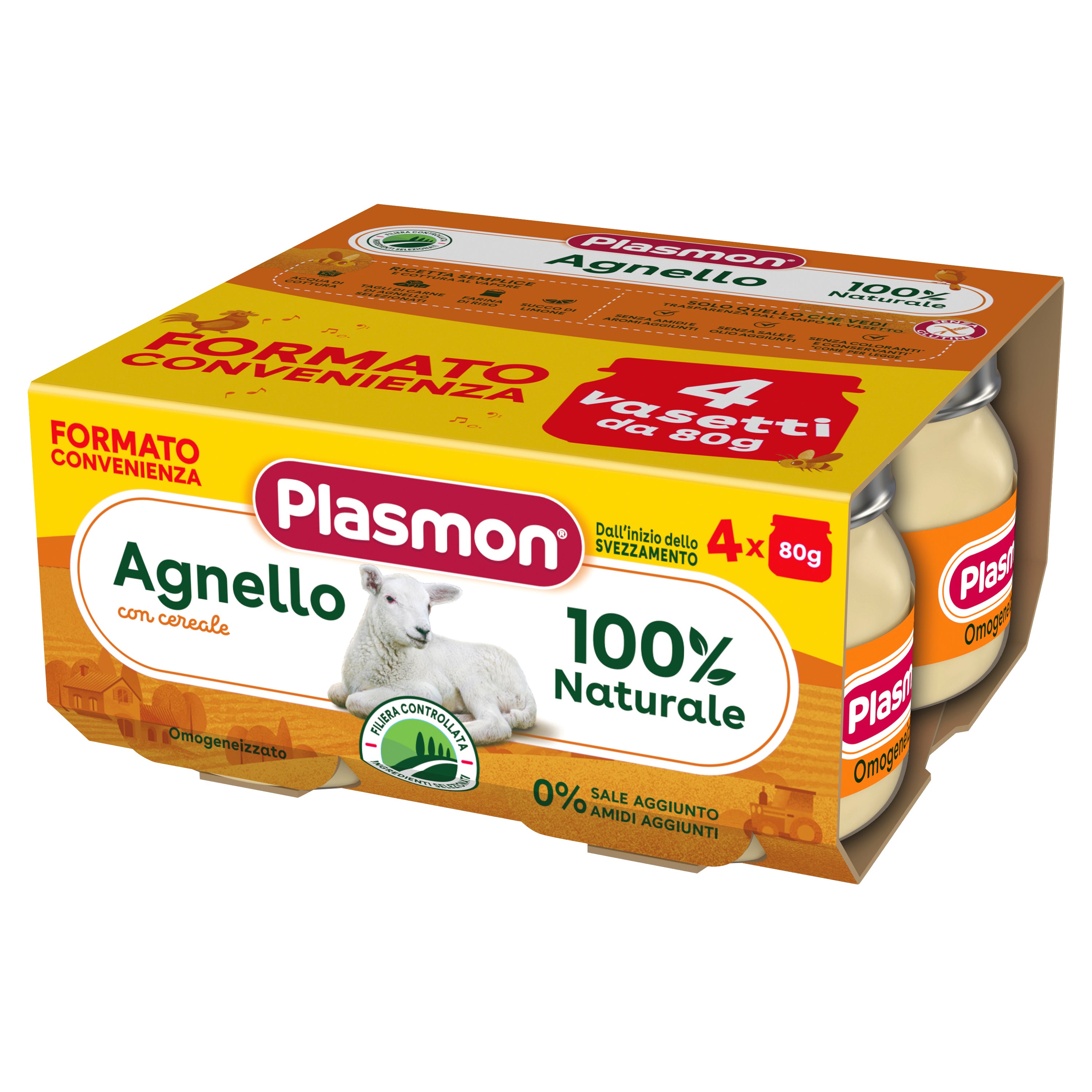 plasmon-omogeneizzato-viande-agneau-et-c-r-ale-4x80g image 1