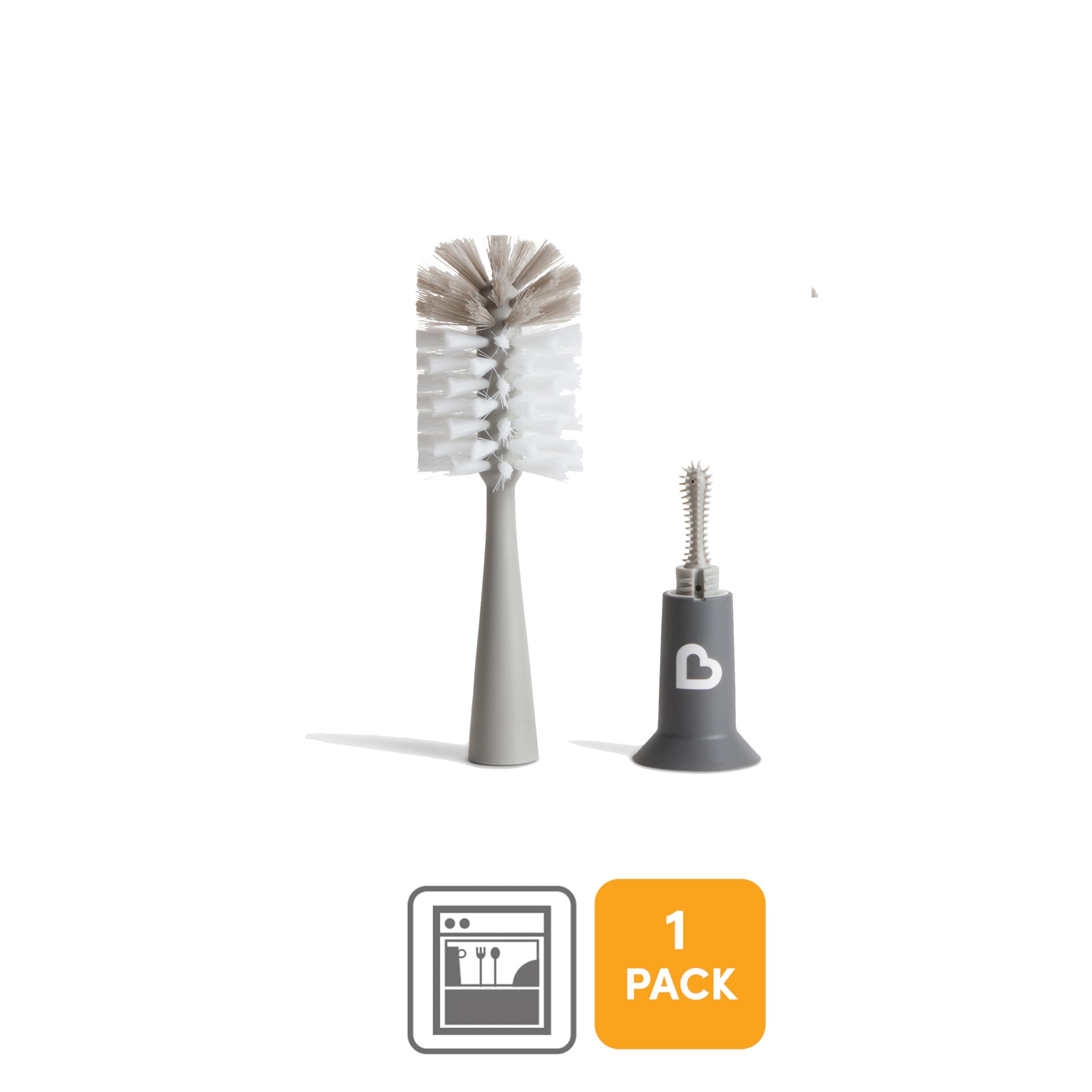 munchkin-brosse-biberon-deluxe-avec-brosse-t-tine-et-ventouse-gris image 4