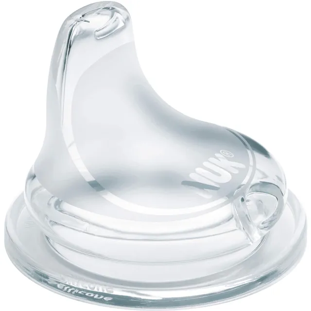 nuk-easy-learning-bec-silicone-souple-anti-coulement-lot-de-2-transparent image 1