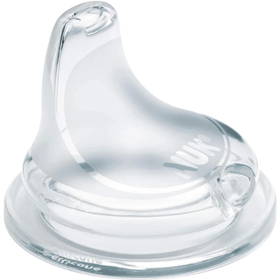 nuk-easy-learning-bec-silicone-souple-anti-coulement-lot-de-2-transparent image 1