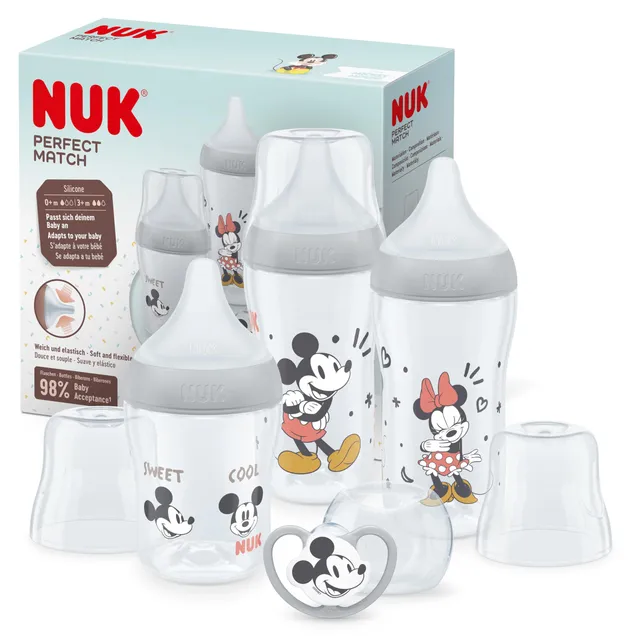 nuk-perfect-match-set-biberons-anti-coliques-0-6-mois-disney-mickey-mouse-4-pi-c image 1