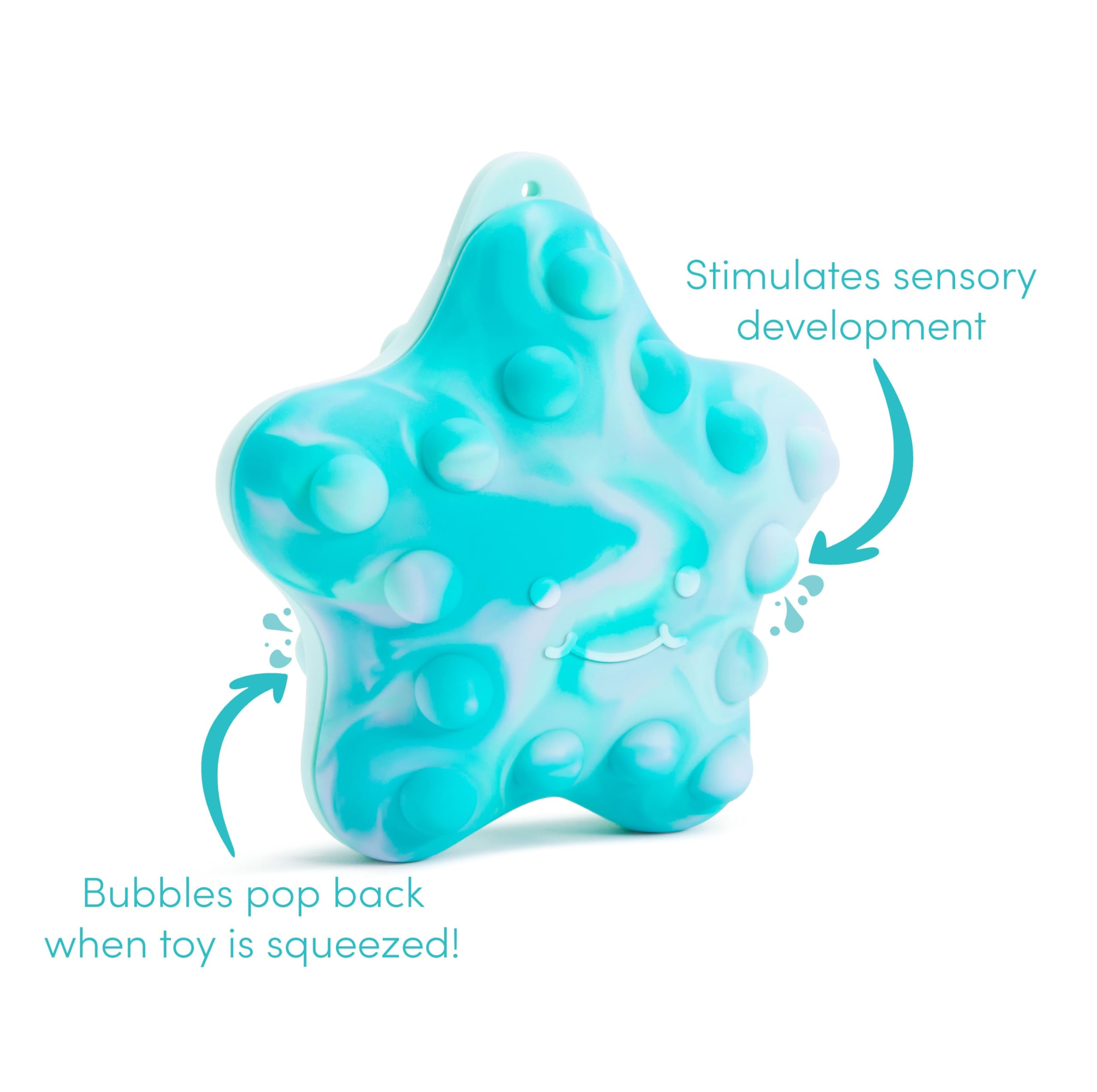 munchkin-pop-squish-jouet-de-bain-toile-de-mer-bleu-en-silicone-sans-moisissure image 3