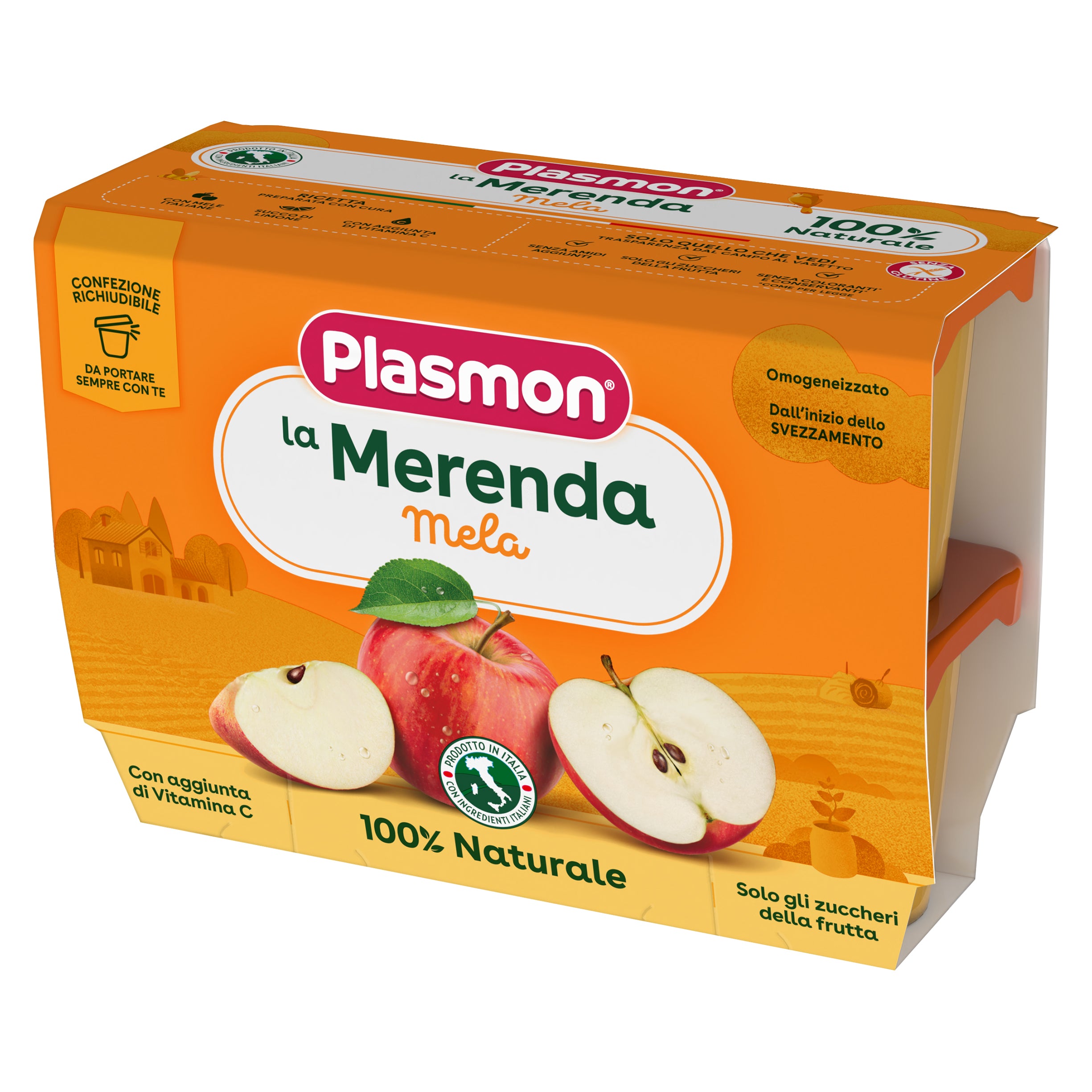 plasmon-la-merenda-mela-compote-pomme-b-b-4x100-g image 1