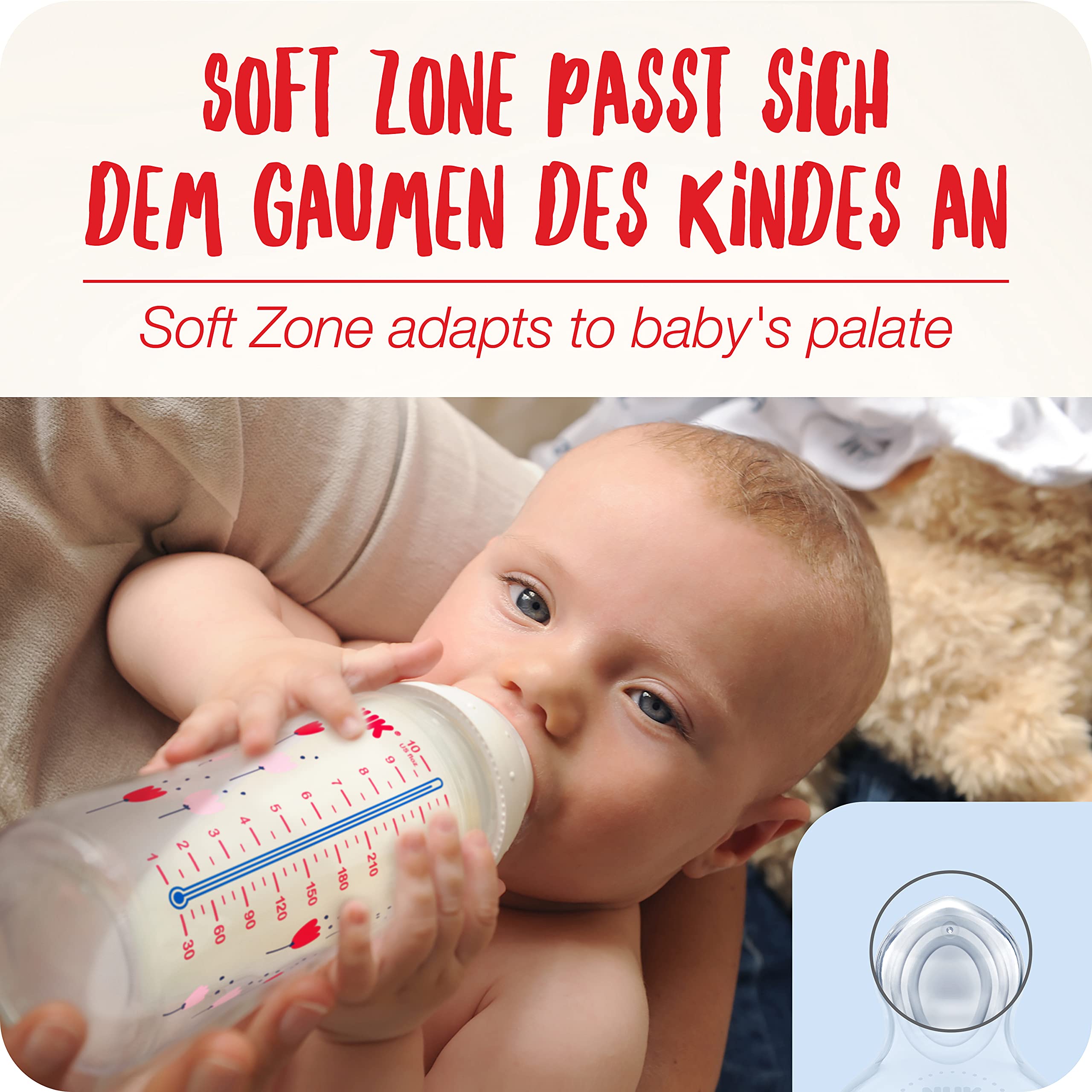 nuk-first-choice-biberon-6-18-mois-150-ml-mickey-et-minnie-avec-contr-le-temp-ra image 5