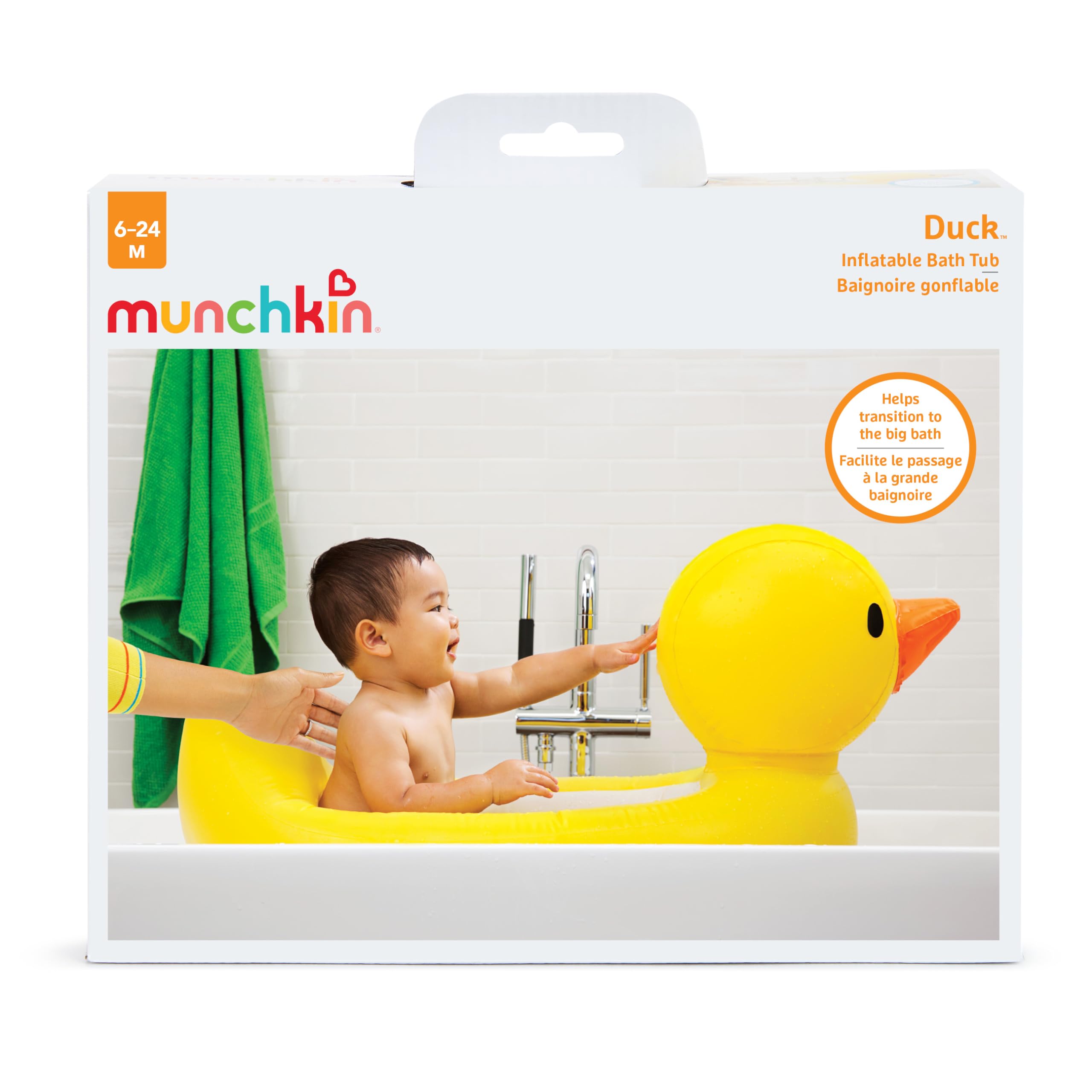 munchkin-white-hot-canard-gonflable-baignoire-b-b-6-24-mois image 5