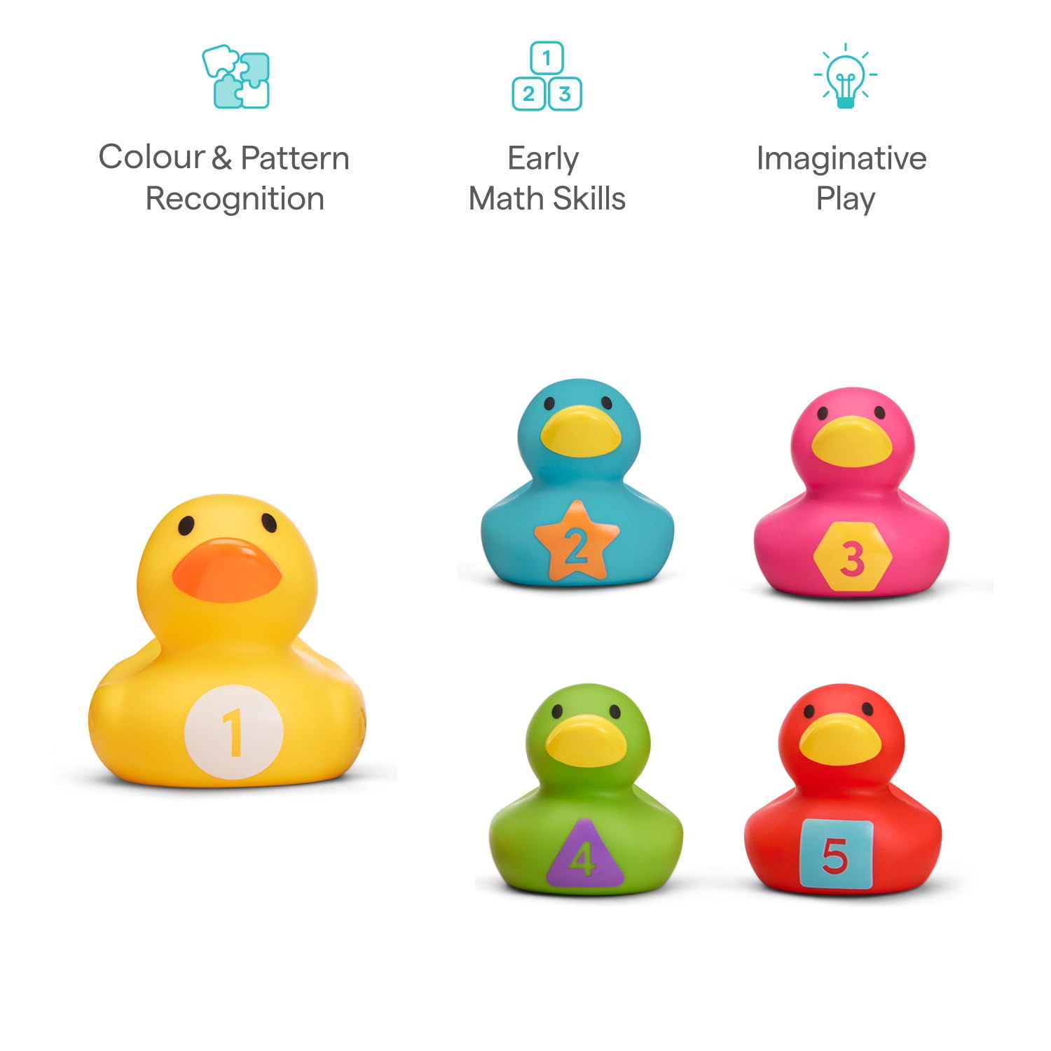 munchkin-jouets-de-bain-5-canards-chiffres-jeux-ducatifs-b-b-0-mois image 6