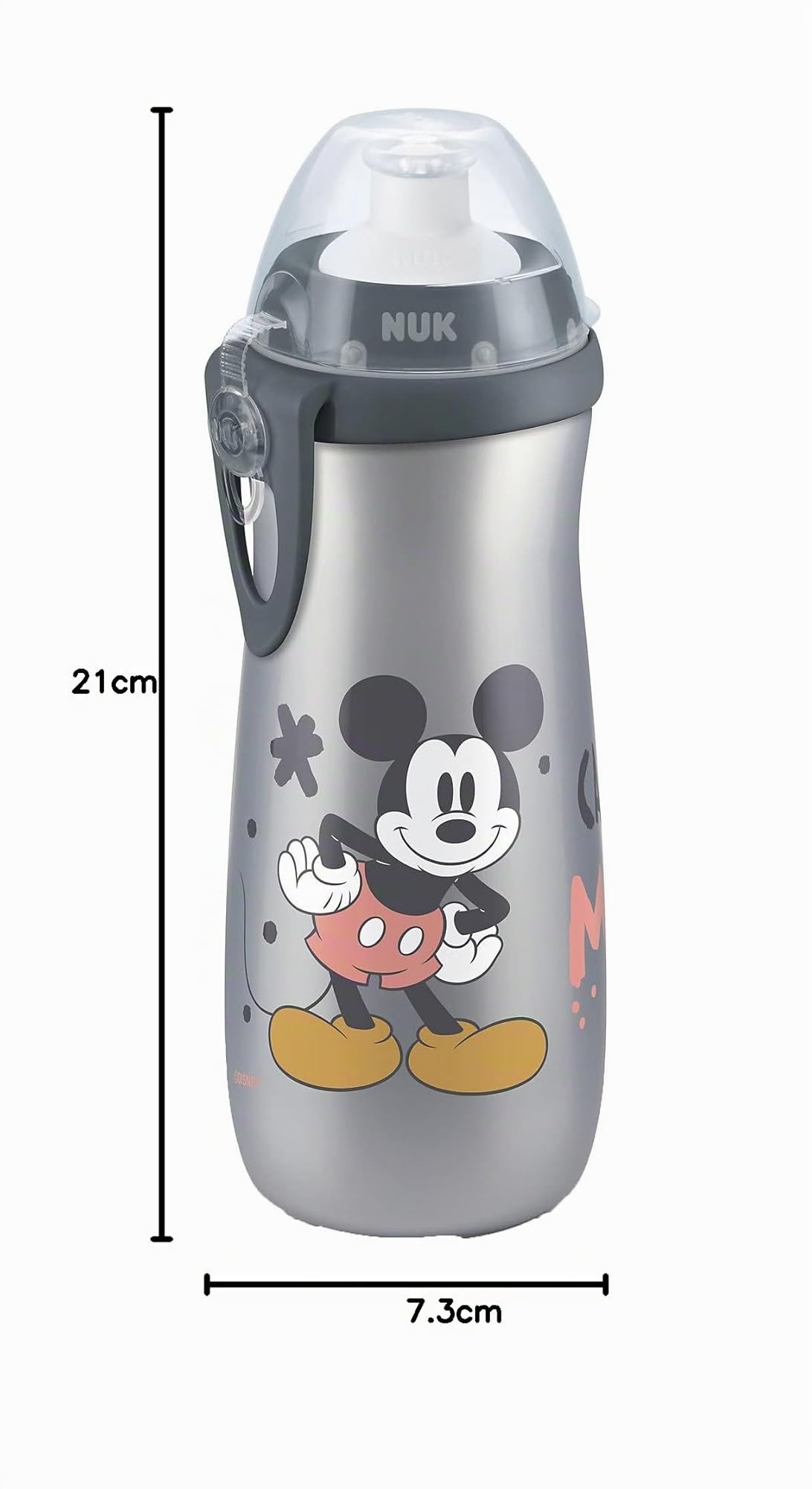 nuk-disney-sports-cup-mickey-gris-450-ml-24-mois-bec-e0-poussoir image 7