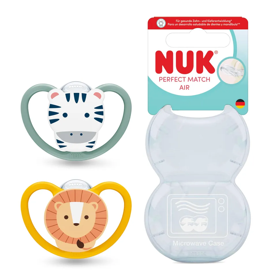 nuk-perfect-match-air-sucette-b-b-6-18-mois-lot-de-2 image 1
